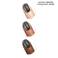 Oja Insta-Dri Holo-Glow, Chrome Zone, ușor de utilizat, de lungă durată, culori frumoase, ușor de aplicat, nu se ciobește, 19 ml