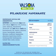 Eifreie Soja-Mayonnaise auf pflanzlicher Basis, ideal für Veganer und Vegetarier, vielseitig in der Küche einsetzbar, 4 x 150 ml