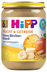 Hipp Birnen-Banane mit Keksen, 6er Pack (6 x 190 Gramm) Mutter und Kind Naty Shop 6 x 190 Gramm Birkenmüsli