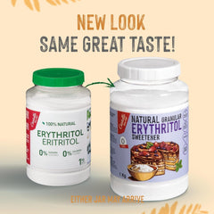 Natürliches Erythrit - Kristallzucker | 10G = 7G Zucker | Natürlicher Zuckerersatz - 0 Kalorien - 0 Glykämischer Index - Keto Und Paleo - 0 Netto-Kohlenhydrate - Kein GVO - Castello seit 1907-1Kg Süßstoffe Naty Shop