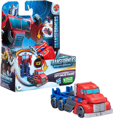 Transformers Earthspark 1-Step Flip Changer Optimus Prime Actionfigur (10 cm), Roboterspielzeug, Alter 6+ Actionfiguren Naty Shop Standardtitel