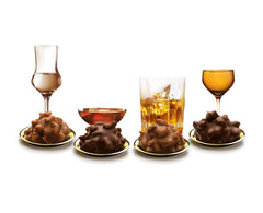 Feine Tropfen in Brandies Classic Nuts 250g Flüssig gefüllte Schokoladenpralinen mit Milchschokoladenglasur und knackigen Haselnussstückchen