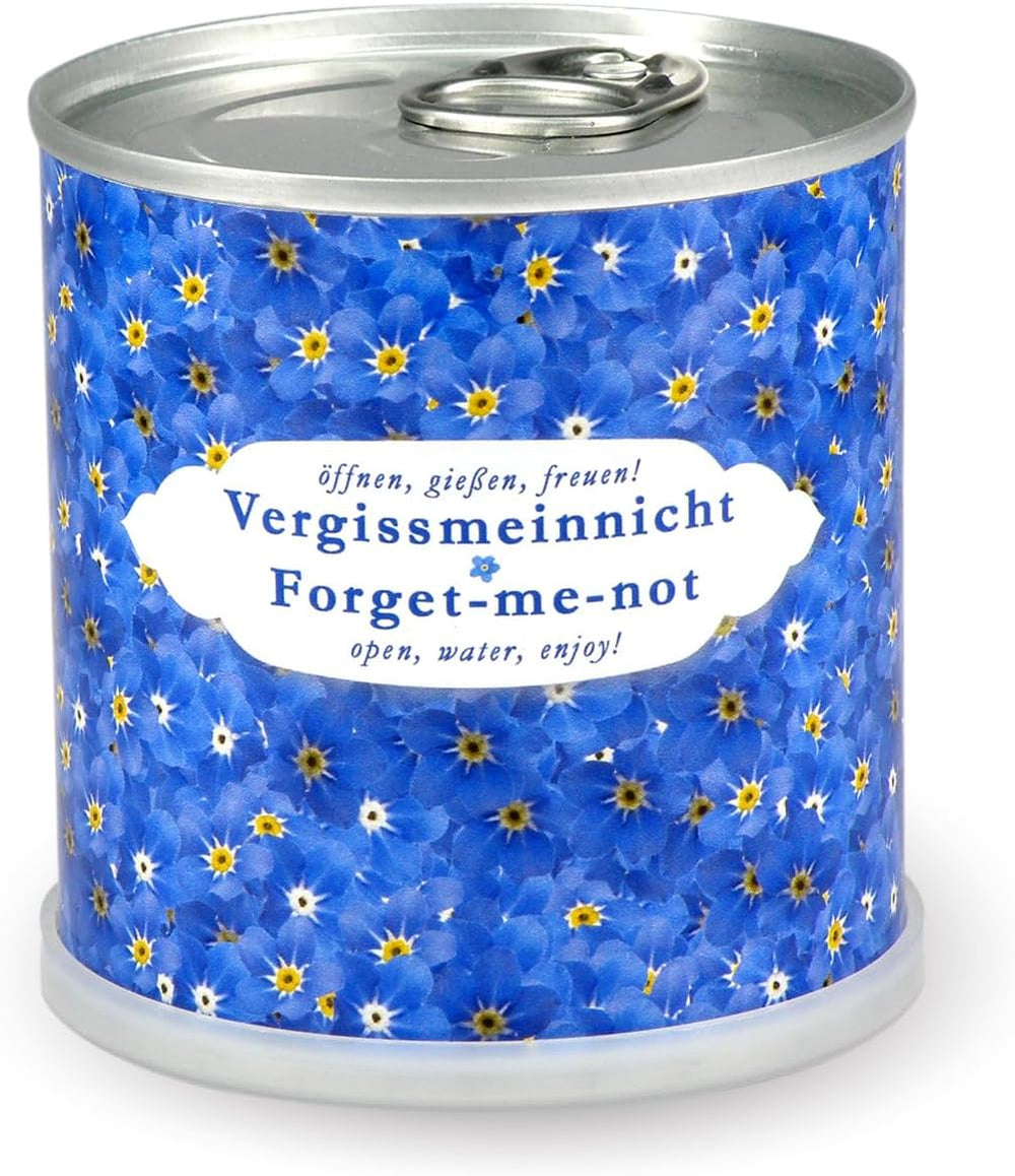 Schau mich nicht in einem Blumenkasten an | Wachstumsset als besonderes Geschenk | Öffnen, wässern, genießen | Zum Abschied oder als Dankeschön