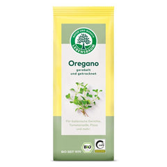 Lebensbaum Oregano, Bio-Gewürz für italienische Gerichte, würzig-herber Gesmack, gerebelt und getrettet, 15 g