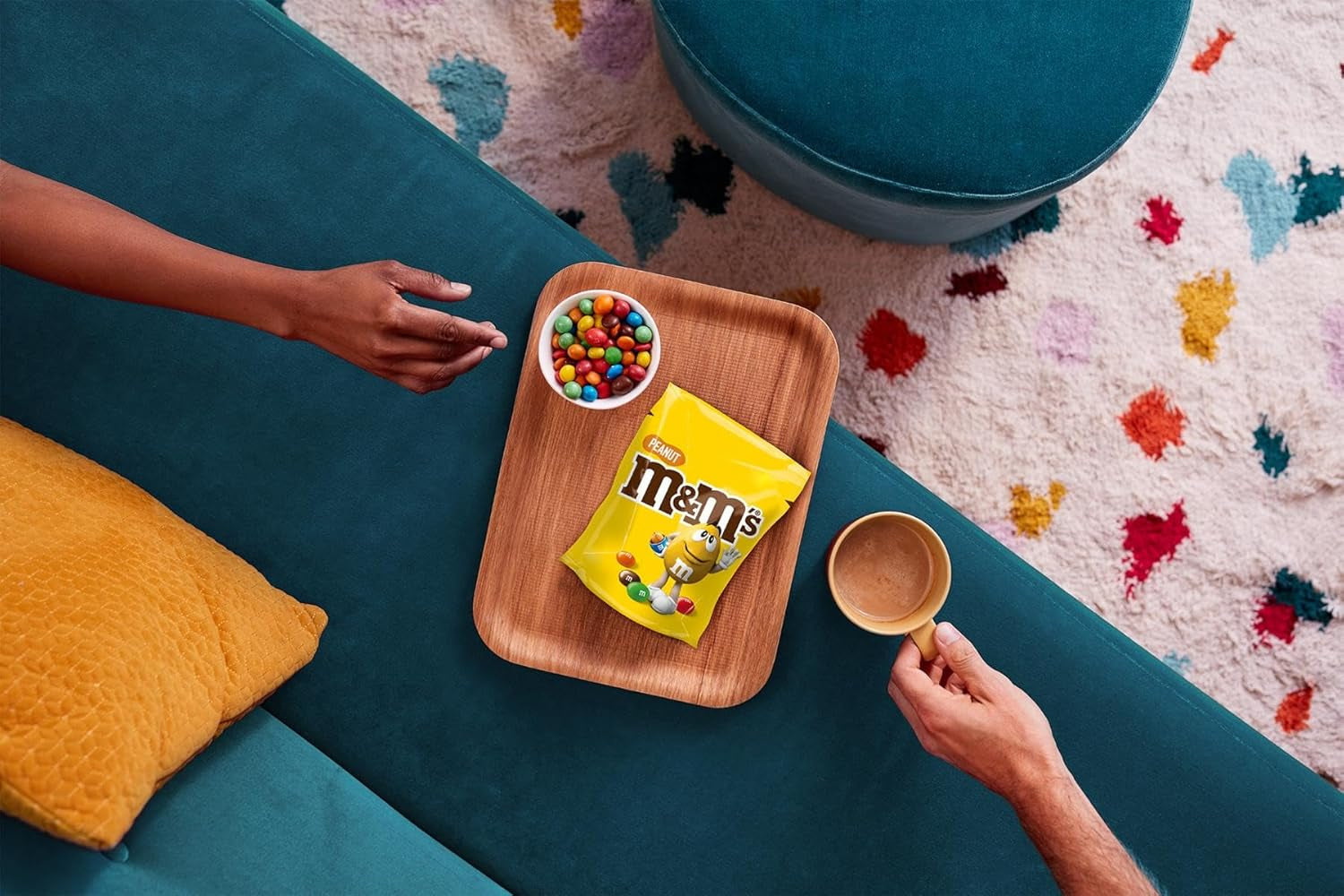 M&M'S, alune invelite in ciocolata, 150 grame Bomboane de Ciocolata Naty Shop
