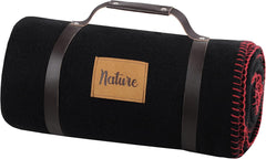 Fleecedecke Dawson – schwarz – Größe 130 x 150 cm – große, weiche und warme Decke für das Sofa oder Schlafzimmer – Bettdecke – ideal für Zuhause und beim Picknick. Decken und Steppdecken Naty Shop Standardtitel