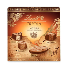 Lindt-Schokolade | Kreolische Pralinenschachtel | 165g | 15 Pralinen in 4 köstlichen Sorten, aus 100 % Edelkakao, alkoholfrei | Schokoladen-Geschenkset