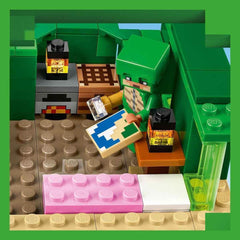 LEGO Minecraft The Turtle Beach House Spielzeughaus mit Zubehör für Mädchen und Jungen ab 8 Jahren, Set mit Tieren und Charakteren aus dem Videospiel, Geschenk für Gamer 21254 Bausets Besuchen Sie den LEGO-Store