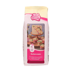 Funcakes Mix Für Buttercreme: Einfach Zu Berübenen, Cremig, Perfekt Zum Dekorieren, Abdecken Und Füllen Von Kuchen, Belag Auf Cupcakes, Halal., 1 Kg Mix zum Backen und Kochen Naty Shop 1 Kg (1Er Pack) Vanille.
