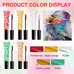 5 culori Vopsea de păr temporară pentru copii lavabilă, mascara de păr colorată, salon de cretă pentru păr Vopsea pentru par Naty Shop