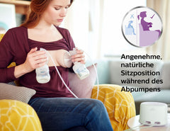 Doppelte elektrische Milchpumpe Philips Avent SCF334/02 Zubehör Essen und Stillen Bebe Naty Shop