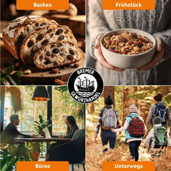 Caise uscate Bremer Gewürzhandel, fructe uscate fără zahăr adăugat și nesulfurate, 1kg Produse deshidratate Naty Shop