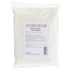Cake Company Royal Icing 1 pachet (1 x 1000 g) I Amestec uscat pentru decorarea torturilor de cea mai bună calitate I Pentru glazură și linii fine I Fără gluten I Perfect pentru prăjituri și cupcakes Pasta de zahar Naty Shop