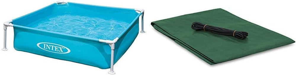 Blau 122 x 122 x 30 cm Mini-Kinderbecken und Plane Windhager 4 m Sandplane Sandplane mit Metallgeflecht und elastischer Kordel Klein 180 g/m² 1,4 x 1,4 m Grün 07046