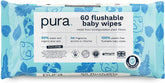 Umweltfreundliche Einweg-Babytücher für empfindliche Babyhaut, 70 Tücher (1 Packung), 99 % Wasser, 100 % plastikfrei, für empfindliche Haut, die zu Ekzemen neigt, bei Neugeborenen, biologisch abbaubar, vegan
