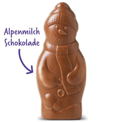 Milka Schneemann Alpenmilch – Großpackung Schoko-Schneemännerfiguren in 3 Modellen – 24 x 50g