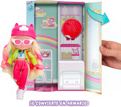 S2 Hannah Modepuppe mit langen Haaren, Stoffkleidung und 10 Accessoires – Spielzeuggeschenk für Mädchen und Jungen ab 5 Jahren