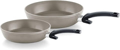 Fissler Ceratal Comfort, antihaftbeschichtete Keramikpfanne – Induktion Töpfe und Pfannen Naty Shop Set bestehend aus 2 Pfannen mit einem Durchmesser von 24 und 28 cm