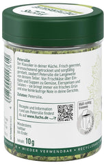 Fuchs - Petersilie gerieben - Kräutergeschmack für Eierspeisen, Gemüse und Salate - 10 Gramm Gewürze Naty Shop