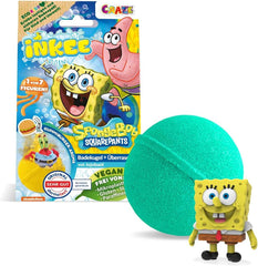 INKEE Spongebob, bomba de baie pentru copii cu surpriză, Spongebob Squarepants de colecționat, 80 grame Naty Shop Bomba de baie Spongebob cu surpriză