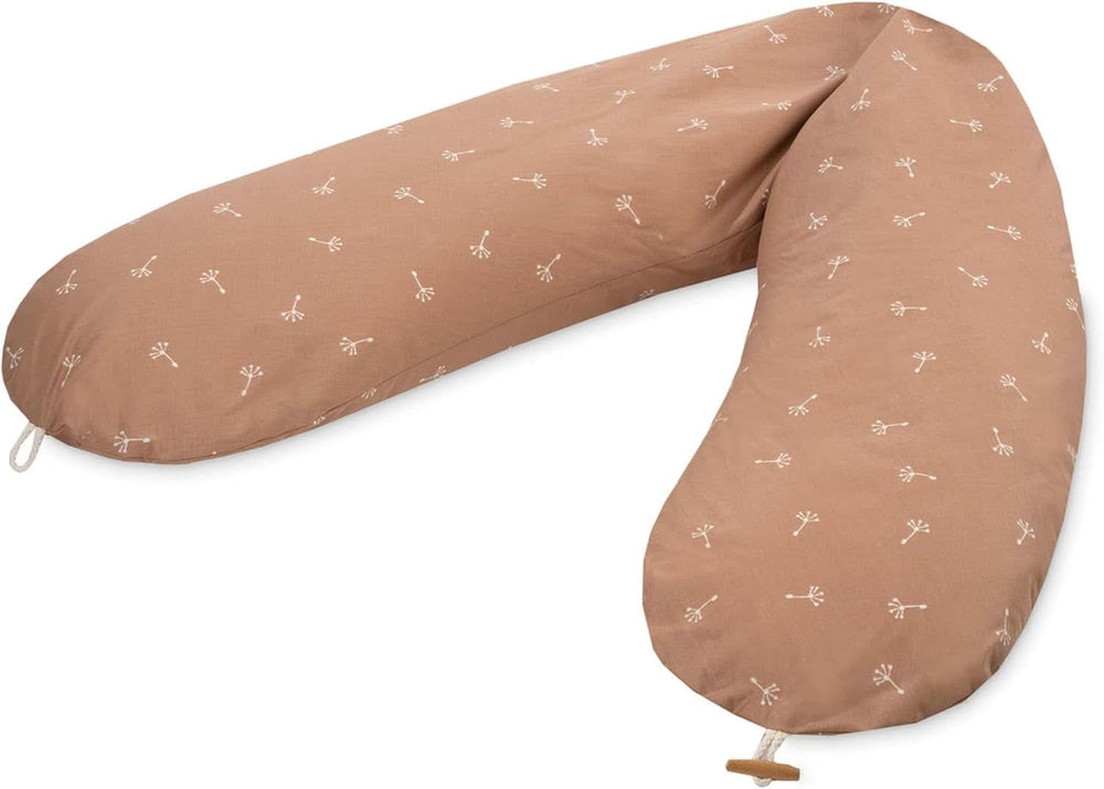 Julius Zöllner Bio-Stillkissen 190 cm, Füllung 42 Liter Eps-Mikrokügelchen, hergestellt in Deutschland Zubehör Essen und Stillen Baby Naty Shop Blumig