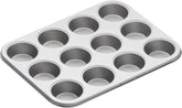 Kitchen Craft Muffin-Backblech, Antihaftbeschichtung, für 12 Muffins, 35 cm x 27 cm, Naty Shop Backformen und -bleche