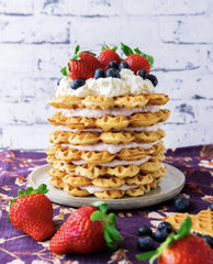 RUF Waffel-Mix, Großpackung, Grundmischung Zur Herstellung Von Waffeln Im Waffeleisen, Für Großküchen, Kantinen, Hotels Und Restaurants, 1 X 2500G Mix zum Backen und Kochen Naty Shop