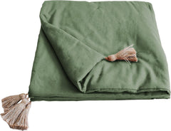 Steppdecke mit 4 Noppen, Jute, 90 x 190 cm, Ton, 2007AGCHLJT090190, 90 x 190 cm Steppdecken und Steppdecken Naty Shop Grüße