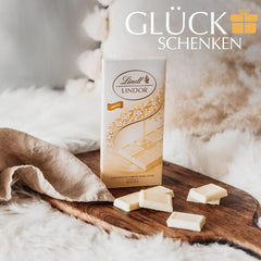 Lindt LINDOR Weiße Schokolade, 100-Gramm-Tafel Pralinen Naty Shop