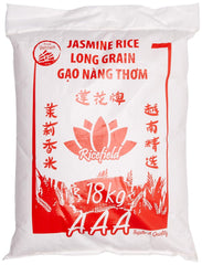 RICEFIELD Jasmine 100 % Reis, Langkorn, 1 kg