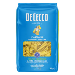 Fusilli 34, Grano duro Grießnudeln, 500 g