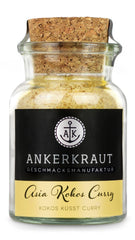 Ankerkraut Asia Kokos Curry, 85g im Korkglas, Gewürz für Kokos-Milch Gemüse Fleisch, Einfach Lecker Zu Hause Kochen, Premium Qualität in der Panne