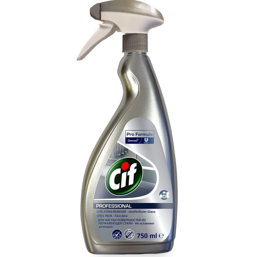 Cif profesional - geamuri & otel inox 750 ml Detergenti Nati Shop