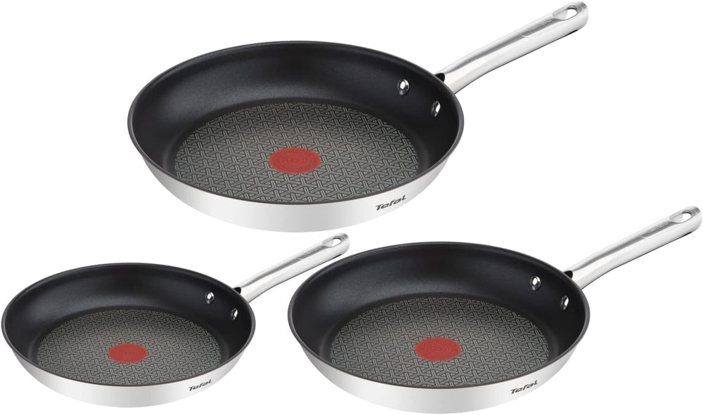 TEFAL DUETTO Pfannenset 3-teilig 20/24/28 cm, Induktion Töpfe und Pfannen Naty Shop Standardtitel