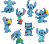 Stitch Disney's Lilo Collectible Friends Figuren-Set, 8 Figuren-Set, 5 cm hoch, Sammelfiguren, Spielzeug für Kinder ab 3 Jahren, von Just Play Action Figures Naty Shop. Standardtitel