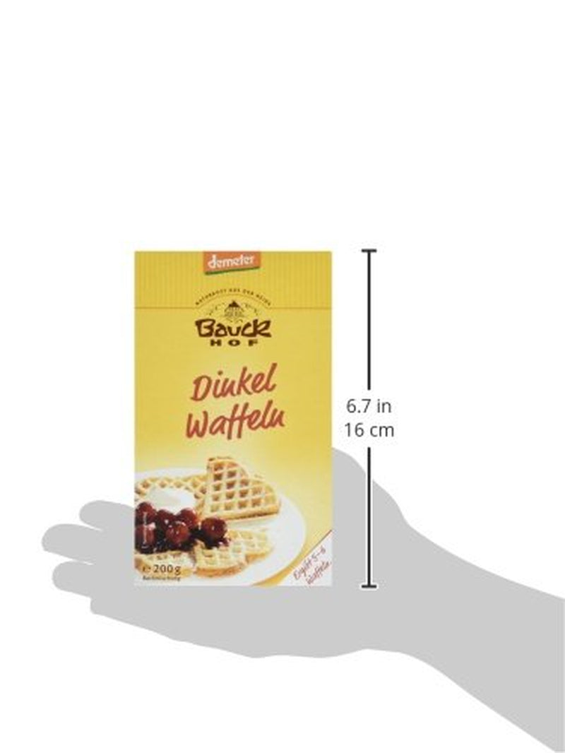Demeter Bauck Hof Bio Dinkel Waffeln, 200 G Amestec pentru copt si gatit Naty Shop