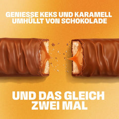 Twix Schokoriegel mit gesalzenem Karamell | Großpackung Schokolade | 30 Doppelriegel (30 x 46g)