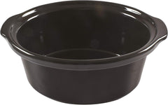 Beper BC.510 Slow Cooker, 280 W, 4,5 Liter, Keramikglas, Schwarz und Stahl Slow Cooker Naty Shop