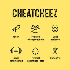 Cultured Foods Veganer Käse Käseersatz Laktosefrei Glutenfrei 2-er Set Gouda Und Cheddar CHEATCHEEZ