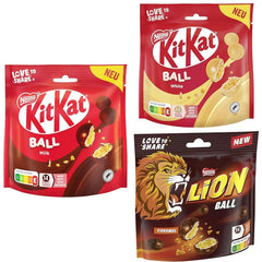 Packung Nestlé-Kugeln mit Milch, weiß, Caramel Lion (3 x 130 g)