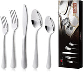 Kitchenboss Besteckset für 6 Personen: Besteckset 20 oder 30 Teile Kitchen Naty Shop Silber 30 Teile