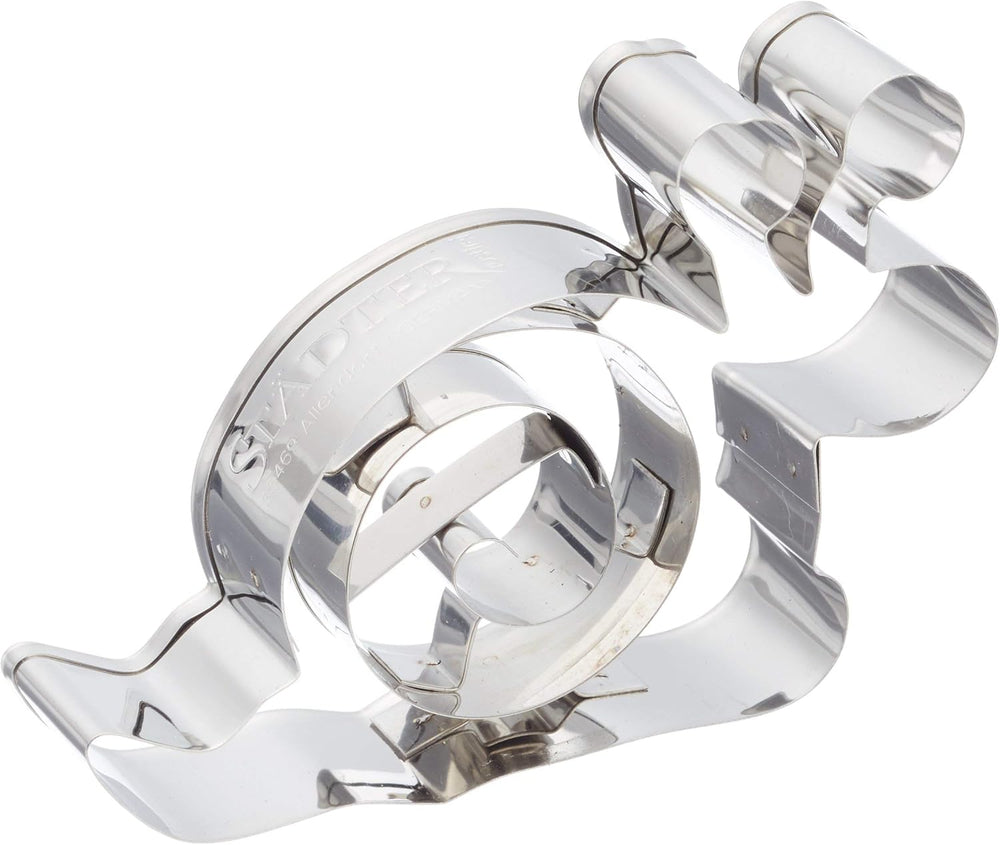 Formă de biscuiți Städter, oțel inoxidabil, argintiu, 10 x 10 x 3 cm