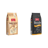 Melitta BellaCrema Speciale Boabe de cafea integrale 1kg, nemăcinate & Barista Classic Crema, Boabe de cafea integrale 1kg, nemăcinate, Boabe de cafea pentru aparate de cafea automate, prăjire medie, tărie 3
