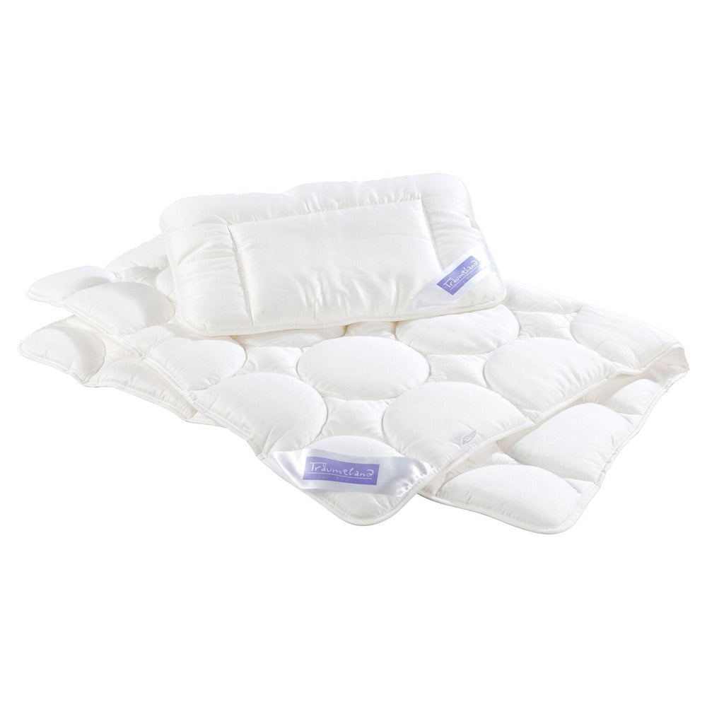 Dreumeland Tencel-Bettwäscheset, Größe 80 x 80 cm + 35 x 40 cm Bettdecken und Steppdecken Naty Shop Standardtitel