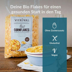 Verival Cornflakes ungesüßt, Packung 6 x 250 Gramm Cereale Naty Shop