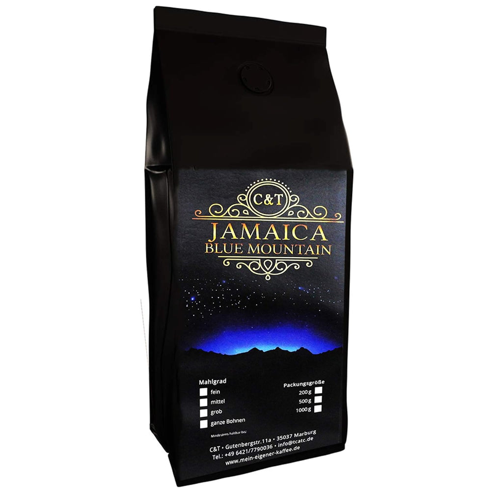 Cafea JAMAICA BLUE MOUNTAIN AA Wallenford Estate (boabe întregi, 200 g)