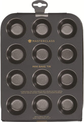 Masterclass Törtchenform Master Class Für 12 Stück 25X20Cm, Karbonstahl, Grau, 28 X 18 X 18 Cm Formen und Tabletts zum Backen Naty Shop