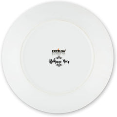 Excelsa Boheme Noir Teller-Set, 18-Teilig, Porzellan, Schwarz Seturi vesela masa Naty Shop