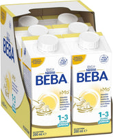 BEBA Junior trinkfertiges Milchgetränk 1-3 Jahre, mit HMO, altersgerechter Proteingehalt, palmölfrei, fischölfrei, Kleinkindnahrung, 6er Pack (6 x 200 ml)