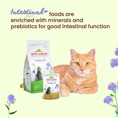 Almo Nature Functional - Intestinal Help - Hrană umedă pentru pisici adulte și mature cu intestine sensibile - cu carne de pasăre - susține microbiomul - 70 g (pachet de 30)